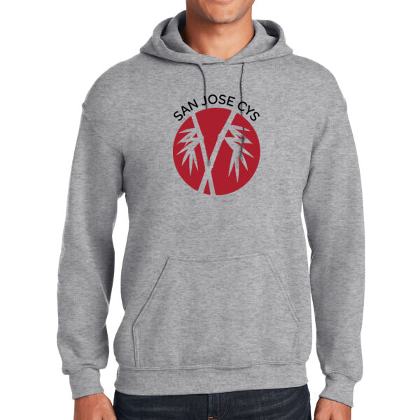 San Jose CYS Grey Heavy Blend Hooded Sweatshirt Thumbnail