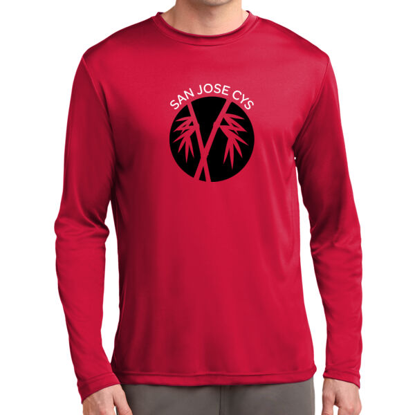 San Jose CYS Red Long Sleeve PosiCharge Competitor Tee Thumbnail