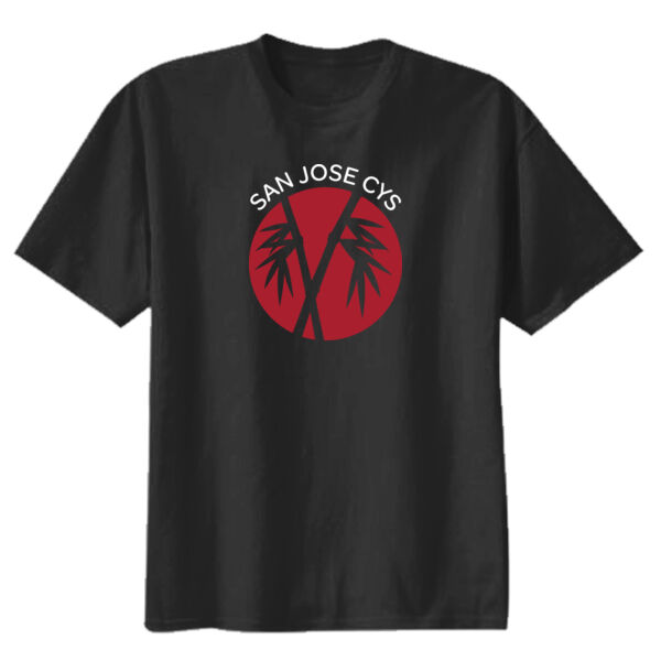 San Jose CYS Youth Black Heavy Cotton 100% Cotton T Shirt Thumbnail