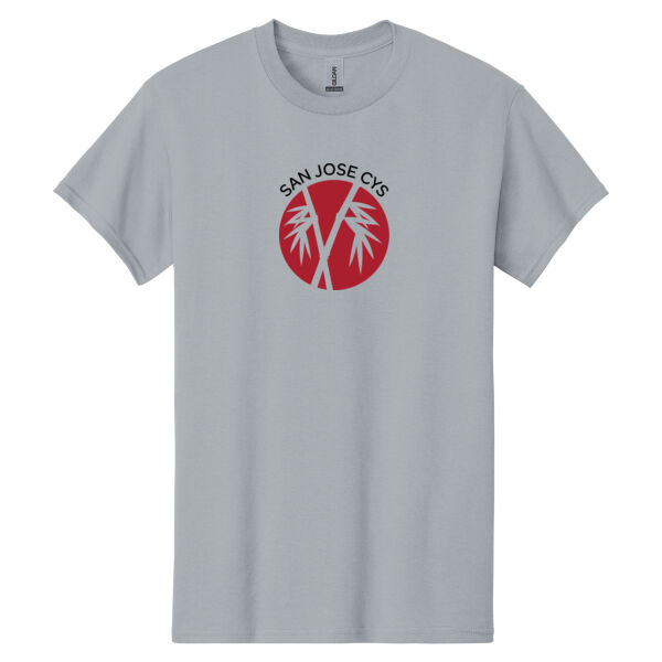 San Jose CYS Grey Heavy Cotton 100% Cotton T Shirt Thumbnail